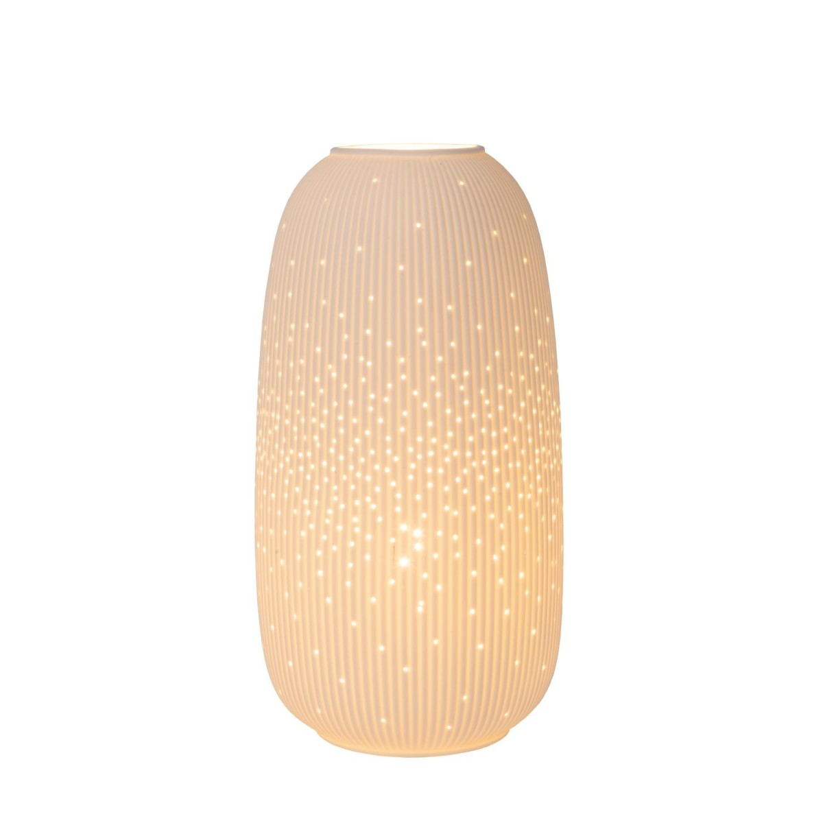 Lucide 13541/18/31 FLORES - Lampa stołowa - 17.5 cm - 1xE14 - Biała