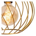 Lucide 21128/25/02 DANZA - Lampa sufitowa wpuszczana - 25 cm - 1xE27 - Matowe złoto - Mosiądz