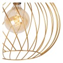 Lucide 21128/40/02 DANZA - Lampa sufitowa wpuszczana - 40 cm - 1xE27 - Matowe złoto - Mosiądz