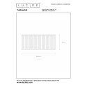 Lucide 21129/40/30 TAGALOG - Lampa sufitowa wpuszczana - 40 cm - 1xE27 - Czarny