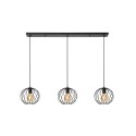 Lucide 21428/03/30 DANZA - Lampa wisząca - 3xE27 - Czarna