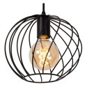 Lucide 21428/13/30 DANZA - Lampa wisząca - 50 cm - 3xE27 - Czarna