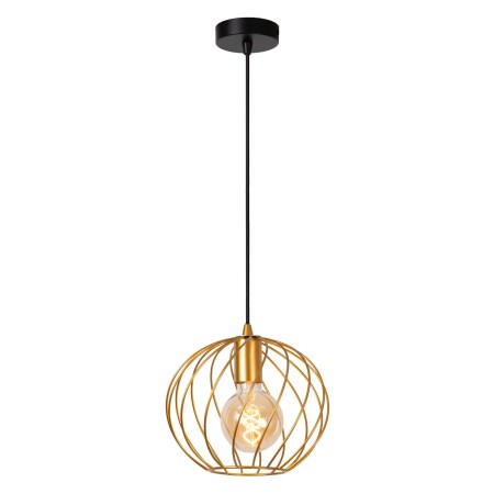Lucide 21428/25/02 DANZA - Lampa wisząca - 25 cm - 1xE27 - Matowe złoto - Mosiądz