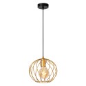 Lucide 21428/25/02 DANZA - Lampa wisząca - 25 cm - 1xE27 - Matowe złoto - Mosiądz