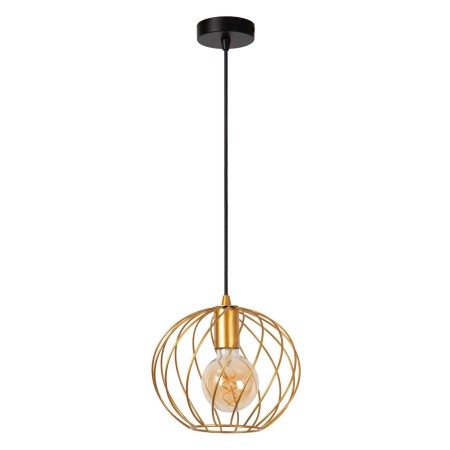 Lucide 21428/25/02 DANZA - Lampa wisząca - 25 cm - 1xE27 - Matowe złoto - Mosiądz