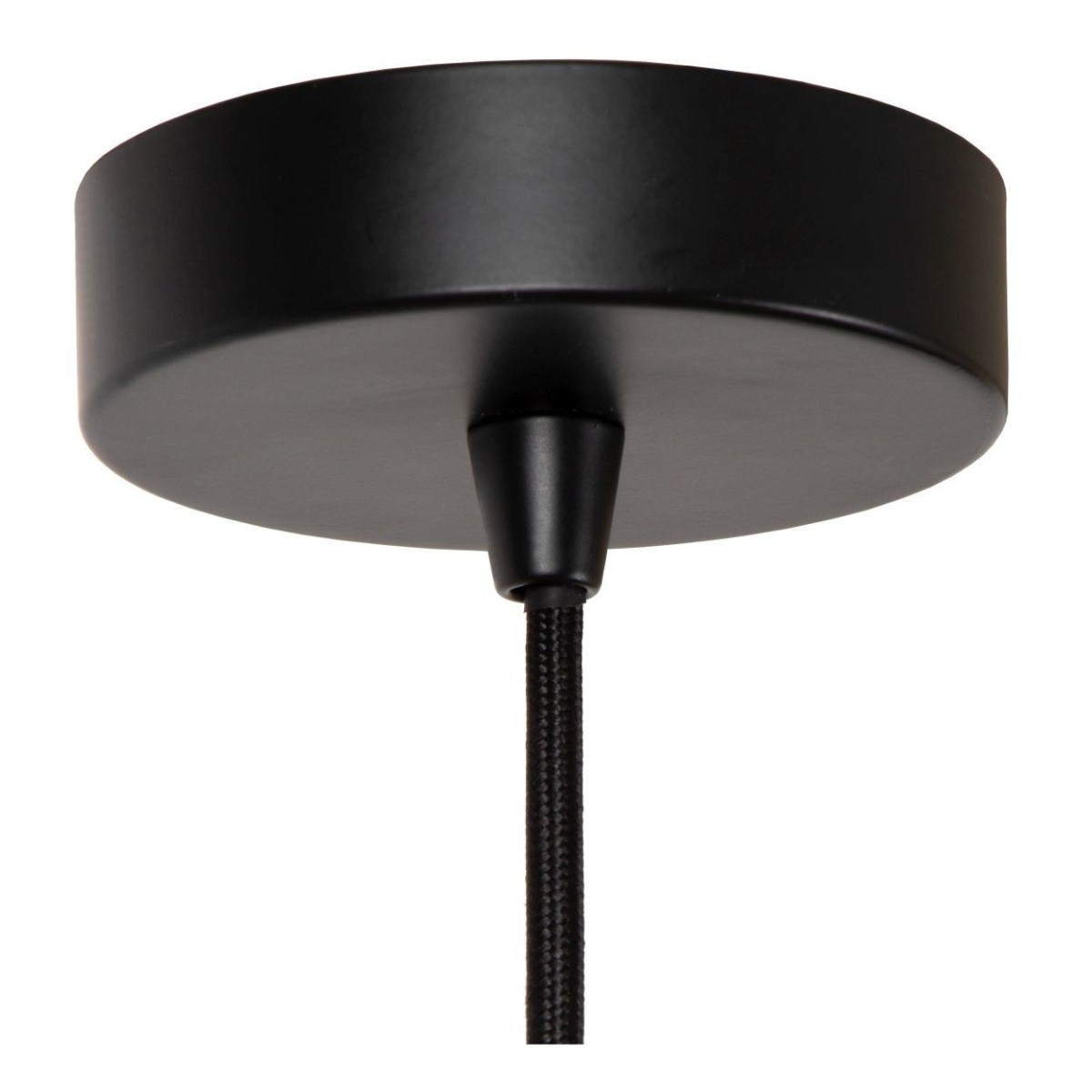 Lucide 21428/25/30 DANZA - Lampa wisząca - 25 cm - 1xE27 - Czarna