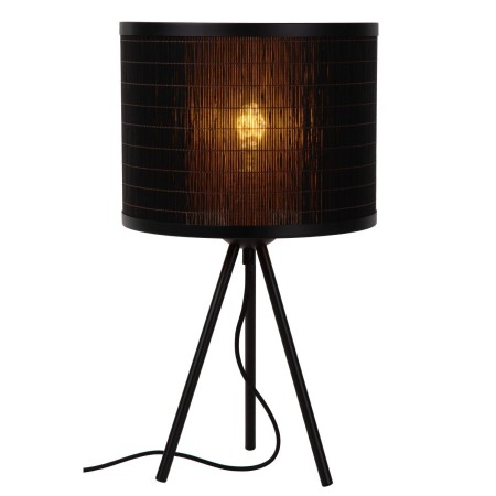 Lucide 21529/26/30 TAGALOG - Lampa stołowa - 26 cm - 1xE27 - Czarna