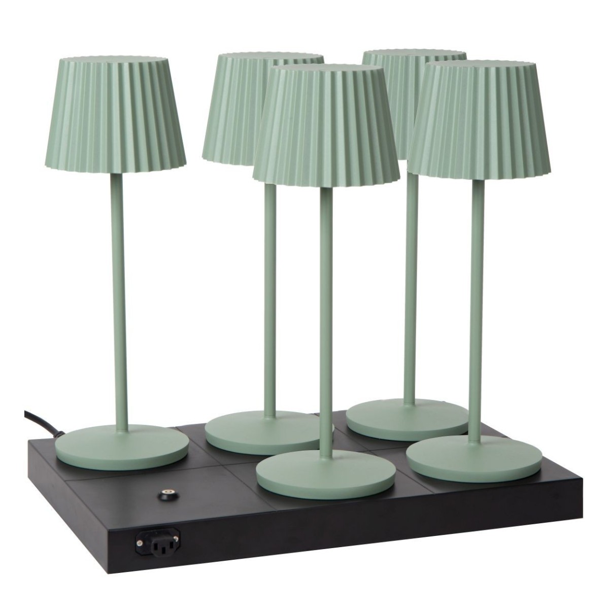 Lucide 27889/06/30 THE DOCK - Ładowarka bezprzewodowa - Stacja ładowania - Bezprzewodowa podkładka ładująca - Maks. 6 lamp -…