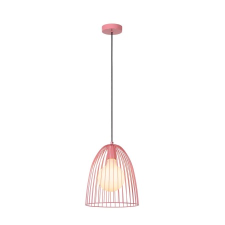 Lucide 74417/01/66 MACARONS - Lampa wisząca - 24.5 cm - 1xE27 - Różowy