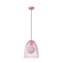 Lucide 74417/01/66 MACARONS - Lampa wisząca - 24.5 cm - 1xE27 - Różowy