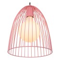 Lucide 74417/01/66 MACARONS - Lampa wisząca - 24.5 cm - 1xE27 - Różowy