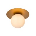 Lucide 79187/01/02 TRICIA - Lampa sufitowa wpuszczana - 25 cm - 1xE27 - Matowe złoto - Mosiądz