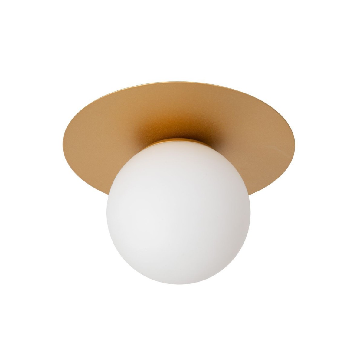 Lucide 79187/01/02 TRICIA - Lampa sufitowa wpuszczana - 25 cm - 1xE27 - Matowe złoto - Mosiądz
