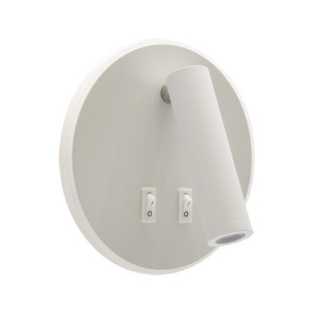 OTELLO LED C 6W+3W WHITE 3722 - biały kinkiet na ścianę - wyprzedaż ekspozycji