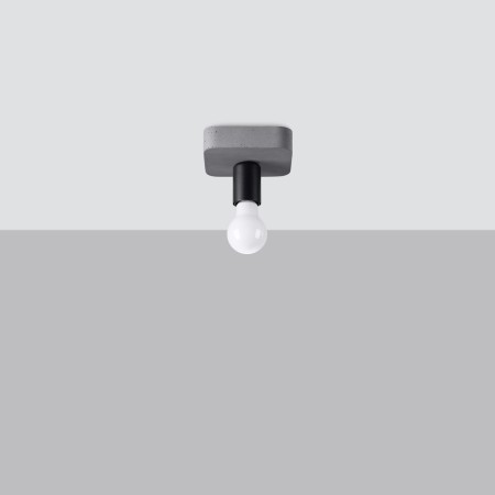 Plafon TAVO kolor szary SOLLUX LIGHTING polska produkcja