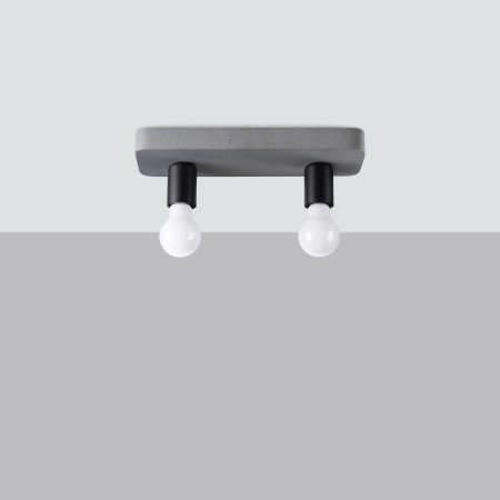 Plafon TAVO kolor szary SOLLUX LIGHTING polska produkcja