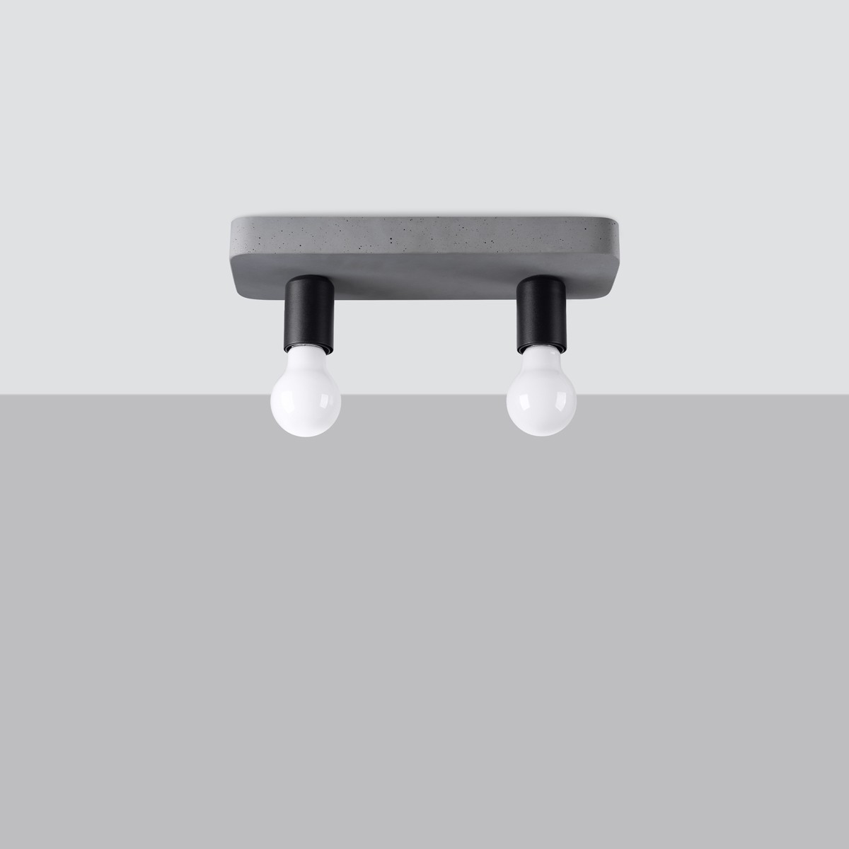 Plafon TAVO kolor szary SOLLUX LIGHTING polska produkcja