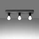 Plafon TAVO kolor szary SOLLUX LIGHTING polska produkcja