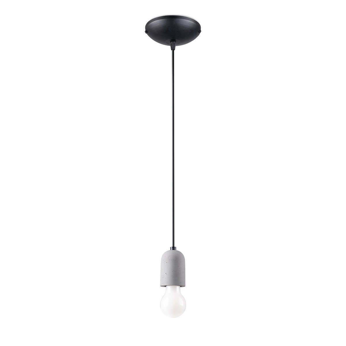 Lampa wisząca NESO kolor czarny / szary SOLLUX LIGHTING polska produkcja