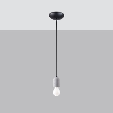 Lampa wisząca NESO kolor czarny / szary SOLLUX LIGHTING polska produkcja