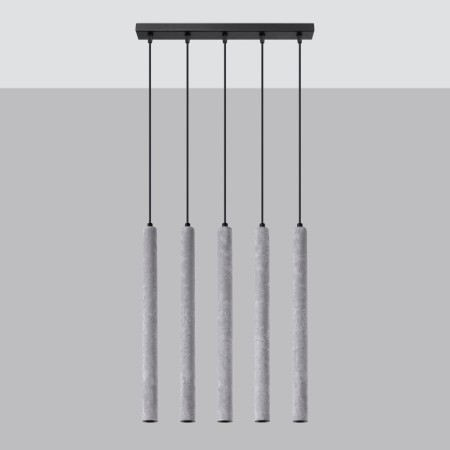 Lampa wisząca PASTELO kolor szary SOLLUX LIGHTING polska produkcja