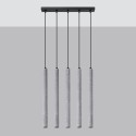 Lampa wisząca PASTELO kolor szary SOLLUX LIGHTING polska produkcja