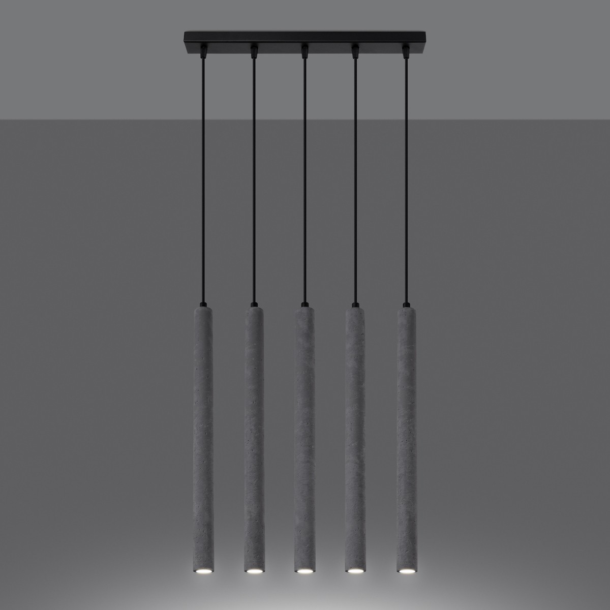 Lampa wisząca PASTELO kolor szary SOLLUX LIGHTING polska produkcja