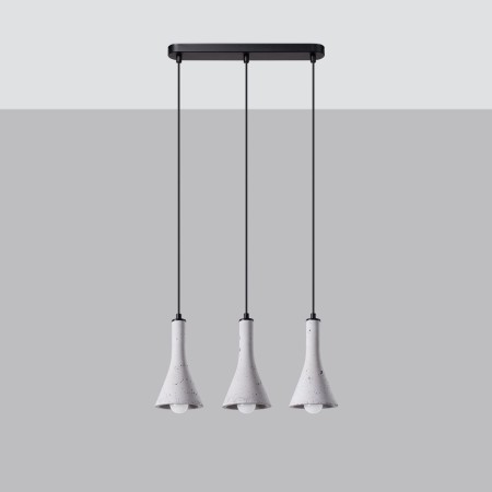 Lampa wisząca REA kolor szary SOLLUX LIGHTING polska produkcja