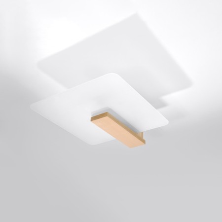 Plafon LAPPO kolor naturalne drewno SOLLUX LIGHTING polska produkcja