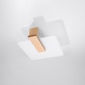 Plafon LAPPO kolor naturalne drewno SOLLUX LIGHTING polska produkcja