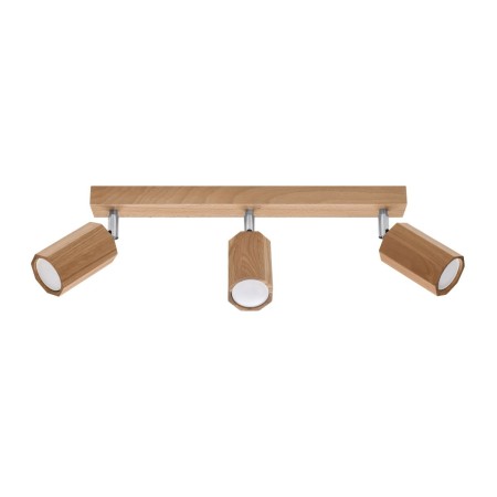Plafon ZEKE kolor dąb SOLLUX LIGHTING polska produkcja