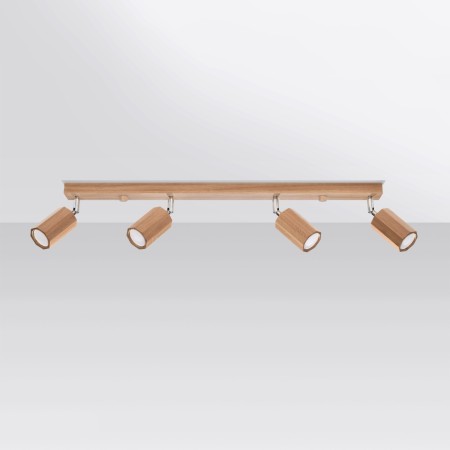 Plafon ZEKE kolor dąb SOLLUX LIGHTING polska produkcja