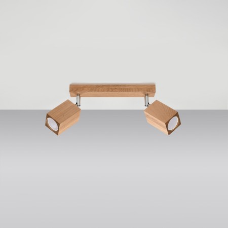 Plafon KEKE kolor dąb SOLLUX LIGHTING polska produkcja