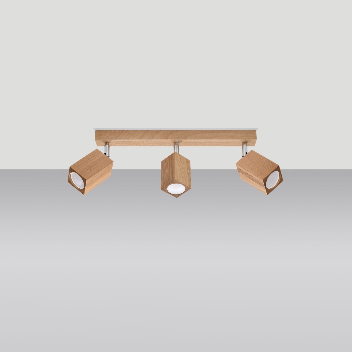 Plafon KEKE kolor dąb SOLLUX LIGHTING polska produkcja