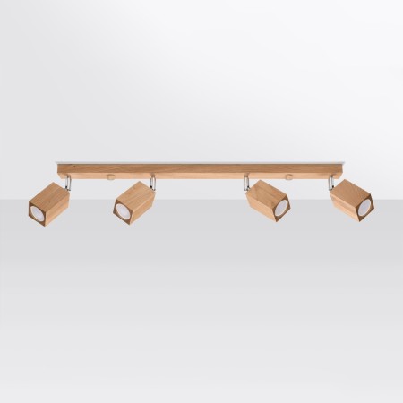 Plafon KEKE kolor dąb SOLLUX LIGHTING polska produkcja