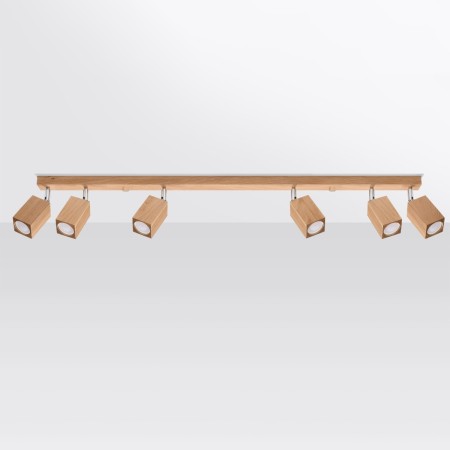 Plafon KEKE kolor dąb SOLLUX LIGHTING polska produkcja