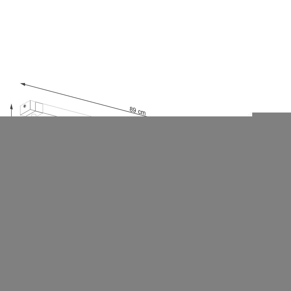 Plafon ZUCA kolor czarny / drewno SOLLUX LIGHTING polska produkcja