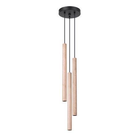 Lampa wisząca PASTELO kolor drewno SOLLUX LIGHTING polska produkcja