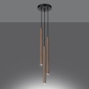 Lampa wisząca PASTELO kolor drewno SOLLUX LIGHTING polska produkcja