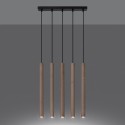 Lampa wisząca PASTELO kolor drewno SOLLUX LIGHTING polska produkcja