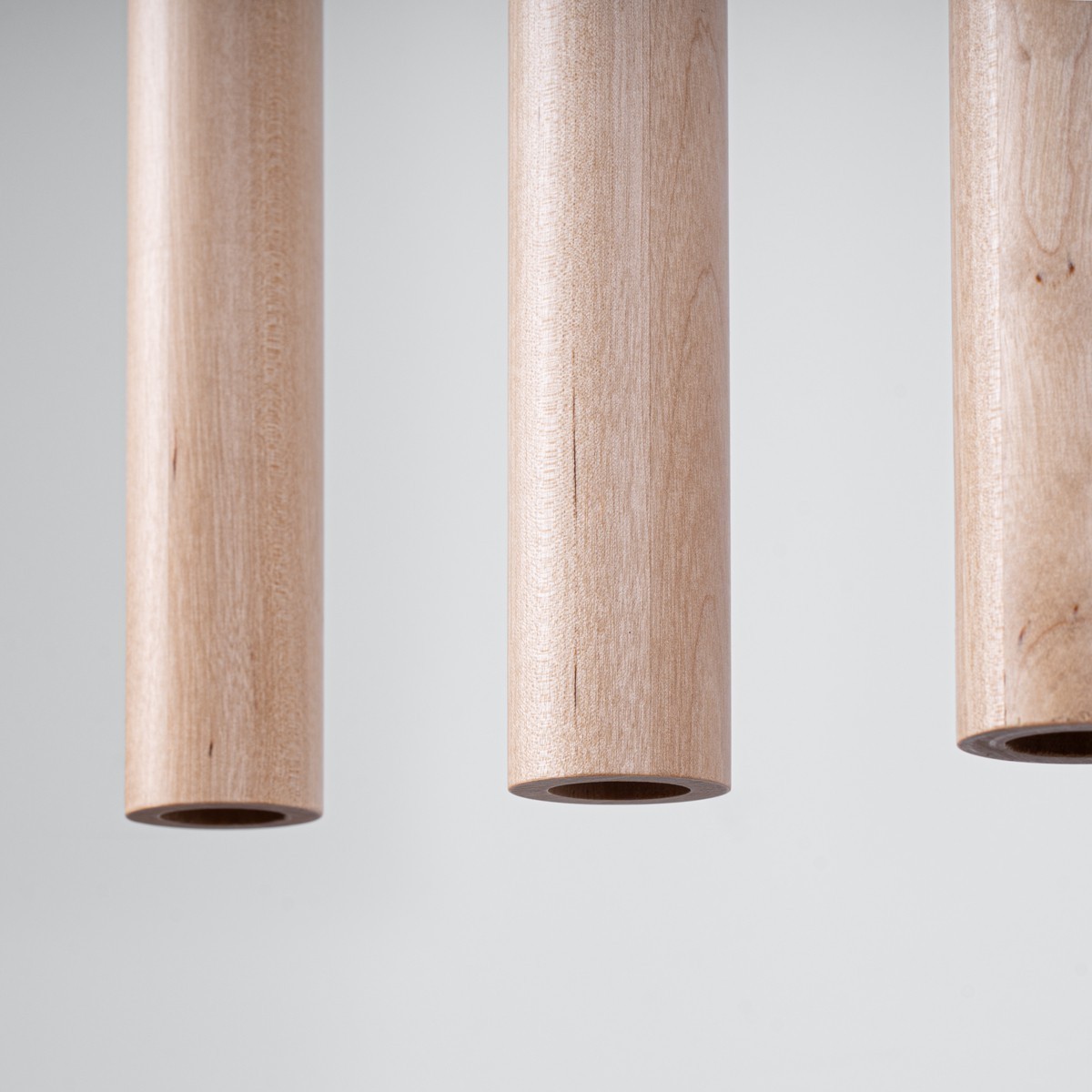 Lampa wisząca PASTELO kolor drewno SOLLUX LIGHTING polska produkcja