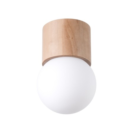 Plafon BOOMO kolor naturalne drewno SOLLUX LIGHTING polska produkcja
