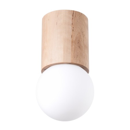 Plafon BOOMO kolor naturalne drewno SOLLUX LIGHTING polska produkcja