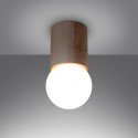 Plafon BOOMO kolor naturalne drewno SOLLUX LIGHTING polska produkcja