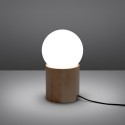 Lampa biurkowa BOOMO kolor naturalne drewno SOLLUX LIGHTING polska produkcja