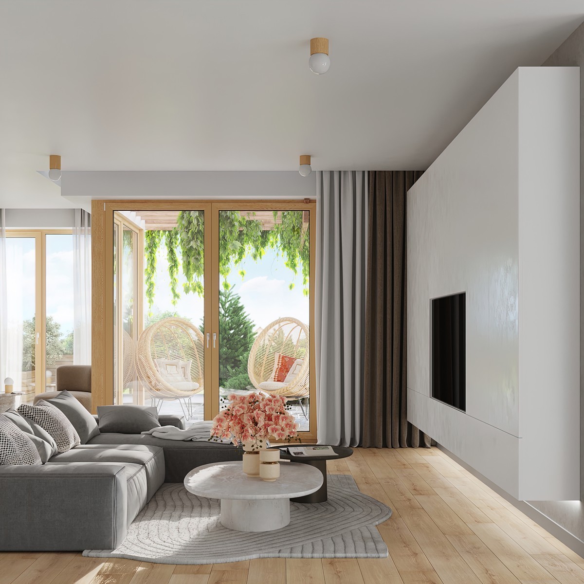 Lampa biurkowa BOOMO kolor naturalne drewno SOLLUX LIGHTING polska produkcja