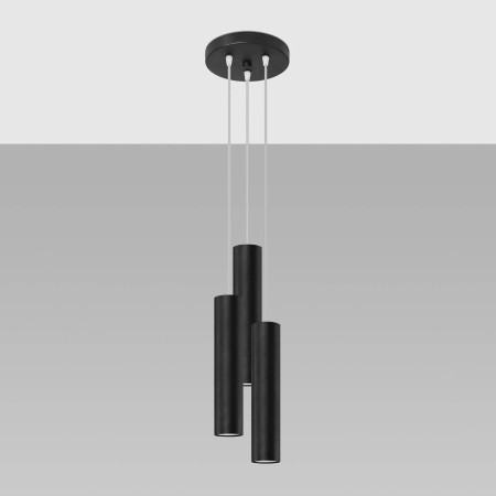Lampa wisząca LAGOS kolor czarny SOLLUX LIGHTING polska produkcja