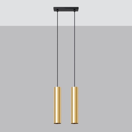 Lampa wisząca LAGOS kolor złoty SOLLUX LIGHTING polska produkcja