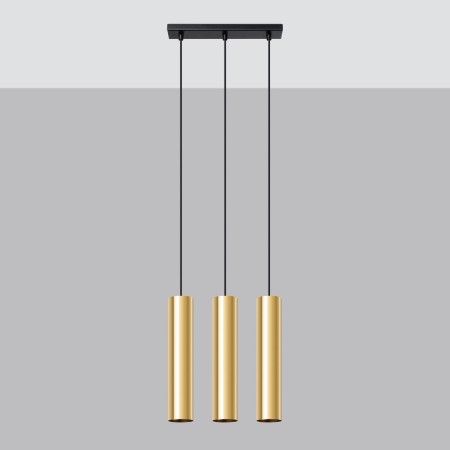 Lampa wisząca LAGOS kolor złoty SOLLUX LIGHTING polska produkcja