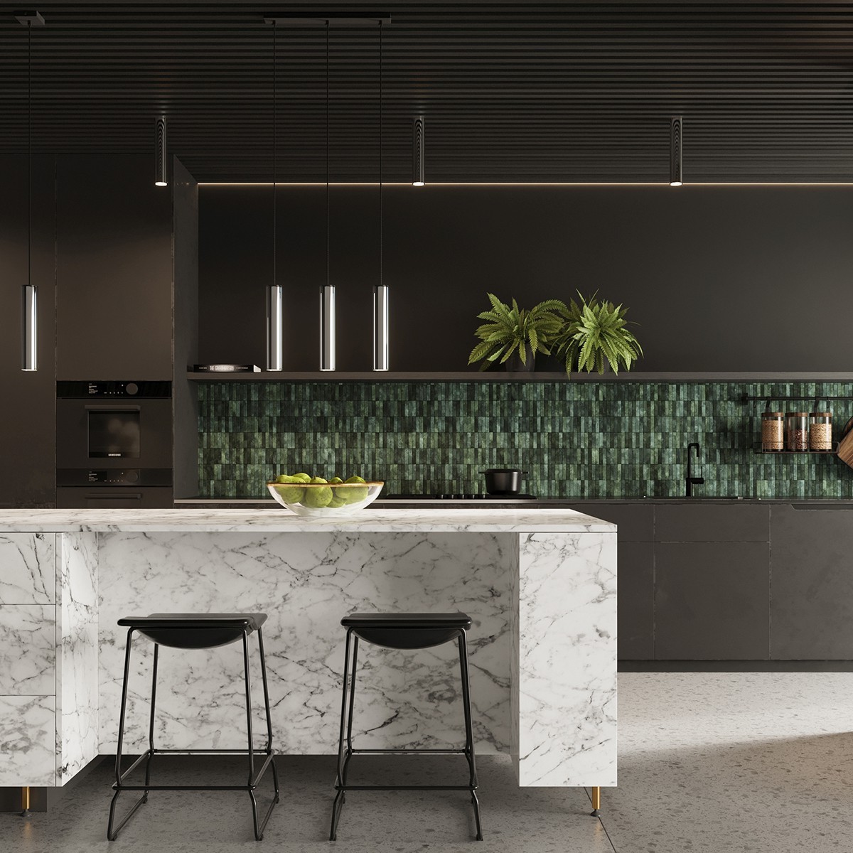 Lampa wisząca LAGOS kolor chrom SOLLUX LIGHTING polska produkcja